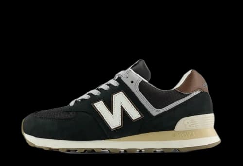New Balance 574 Brown Dark Silver Metallic