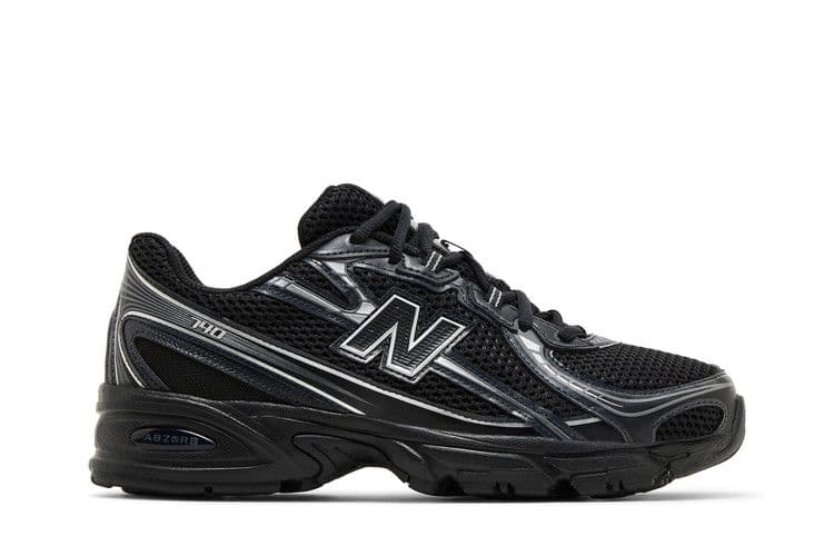 New Balance 740v2 Black Grey Silver