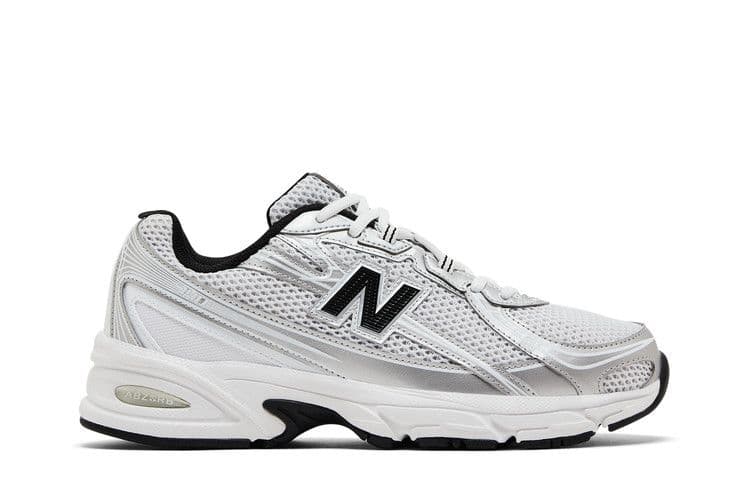 New Balance 740 White Silver Metallic Navy
