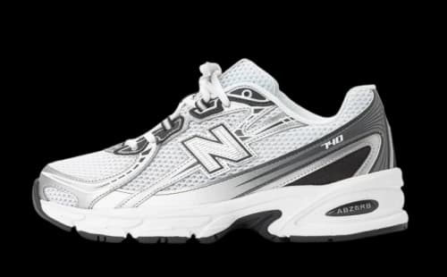 New Balance 740 White Metallic Silver Black