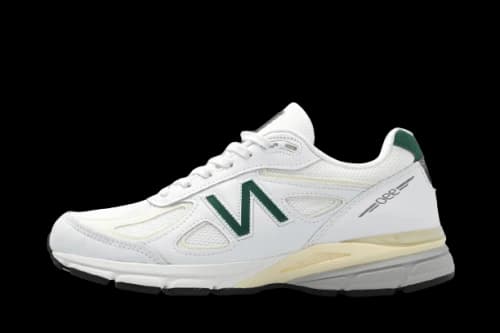 New Balance 990v4 MiUSA White Green