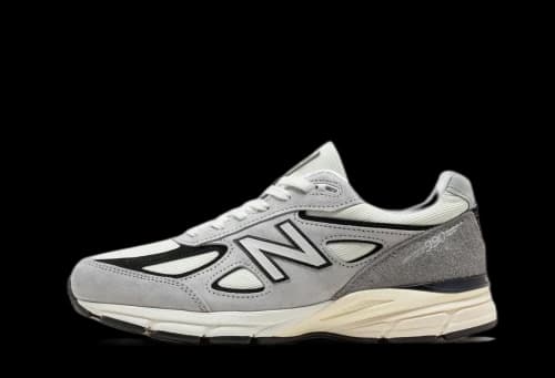 New Balance 990v4 MiUSA Teddy Santis Grey Black Cream