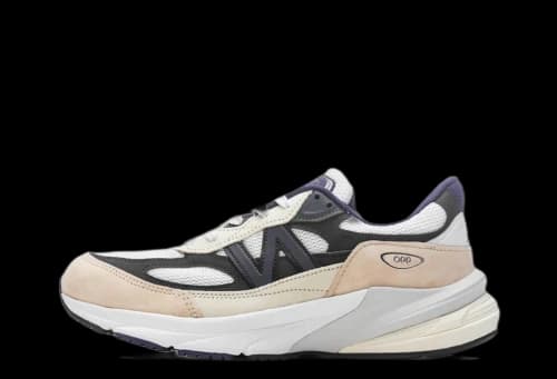 New Balance 990v6 MiUSA Teddy Santis White Black Plum