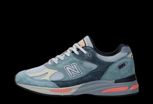 New Balance 991 MiUK Silver Blue Turbulence