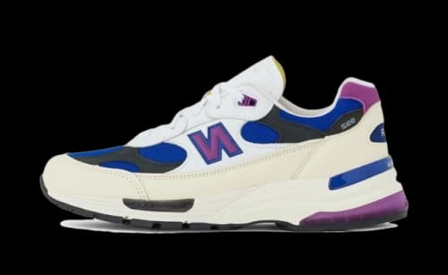 New Balance 992 MiUSA White Royal Purple Fuchsia