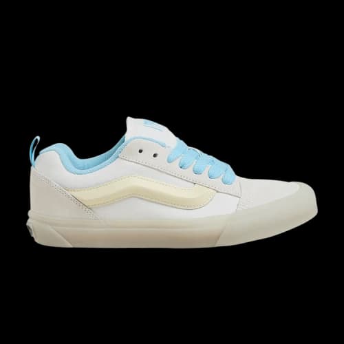 Vans Knu Skool White Blue Glow in the Dark