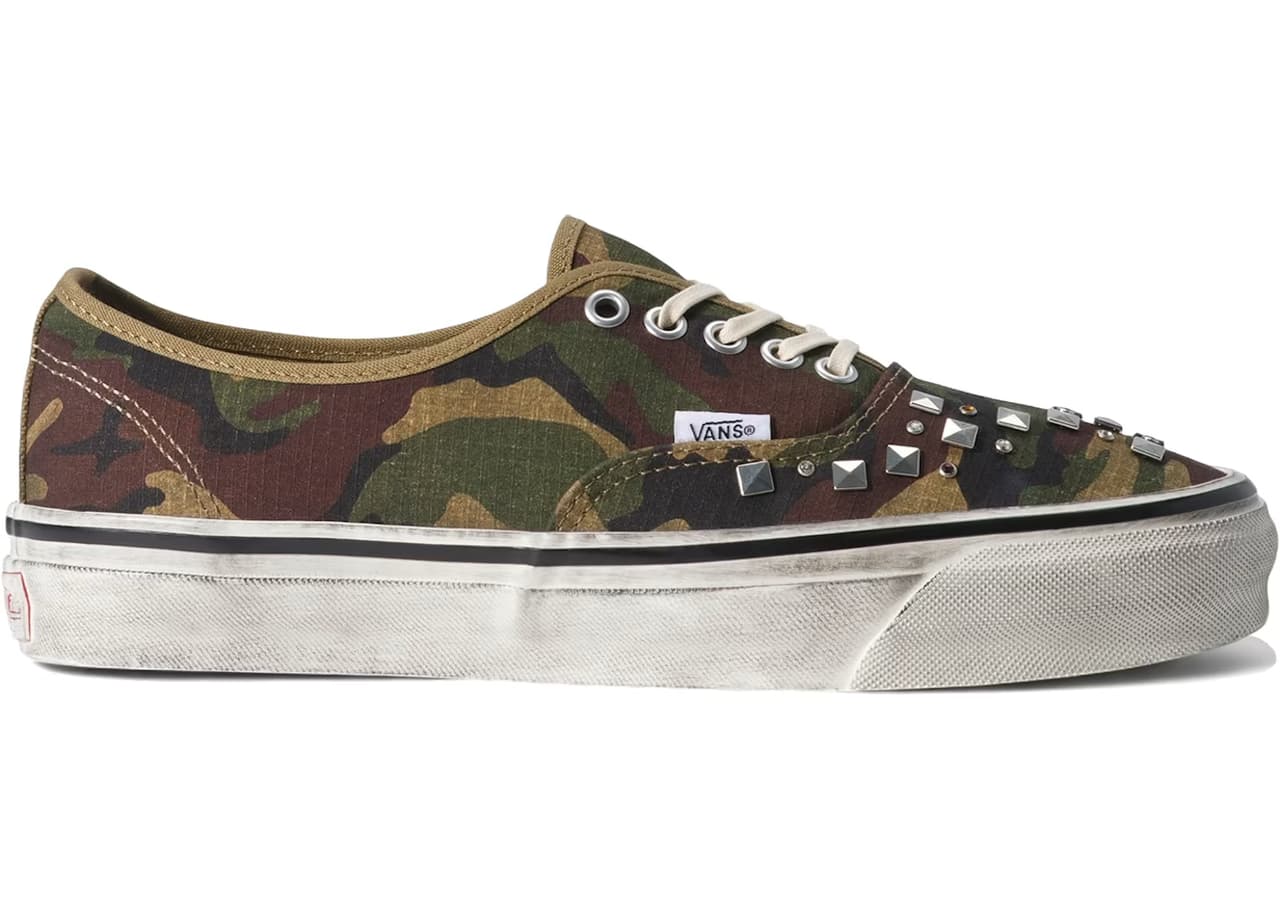 Vans Premium Authentic Woodland Camo Green