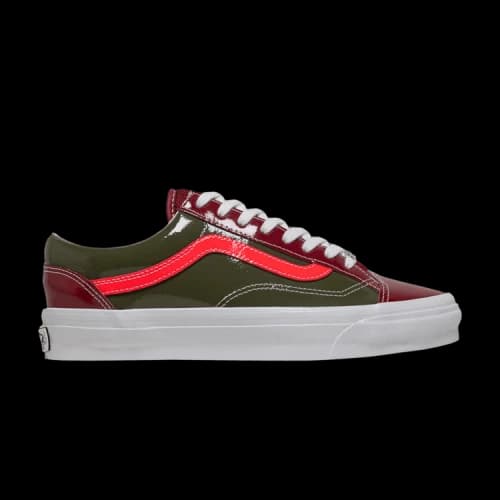 Vans LX Old Skool 36 'Patent Bordeaux Olive'