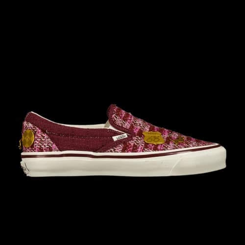 Vans Premium Classic Slip-On Cardigan Brown Pink