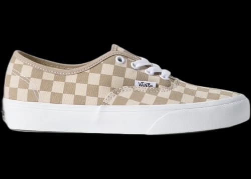 Vans Authentic Checkerboard Aluminum Grey Oatmeal Beige