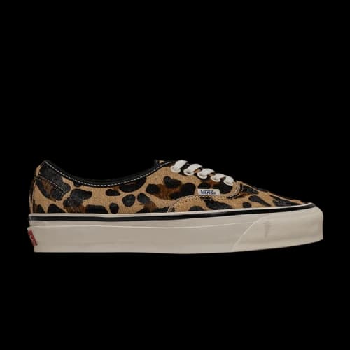 Vans Premium Authentic Leopard Orange Black