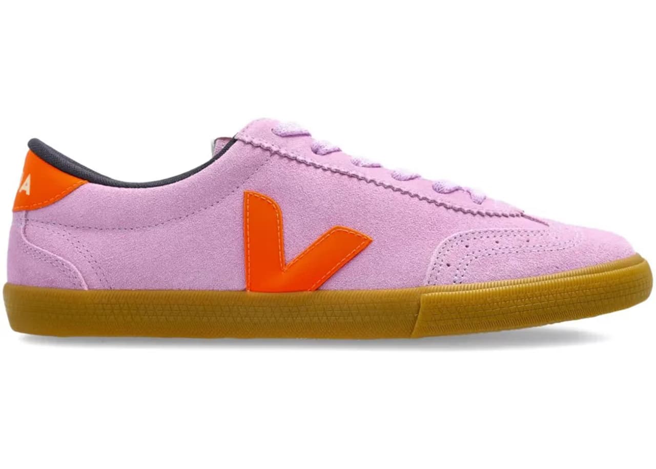 Veja Volley Suede Orchid Fury Natural (Women's)