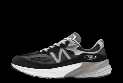New Balance 990v6 MiUSA Black Grey White (Women's)
