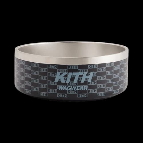 Kith x wagwear Metal Dog Bowl Black