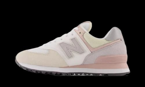 New Balance 574 Beige White Pink Sand (Women's)