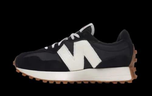 New Balance 327 Black White Gum (Women's)