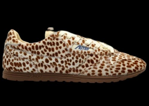 Autry Windspin Low Animal Print Pony Hair Ivory Brown (Women's)