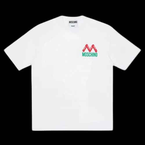 Palace x Moschino T-Shirt 'White'