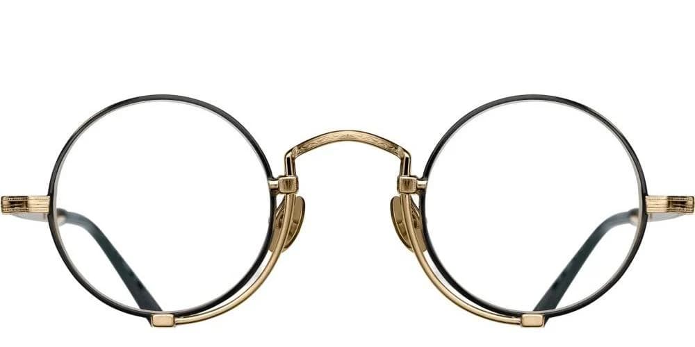 Matsuda Gafas De Vista Unisex Oro Redondas