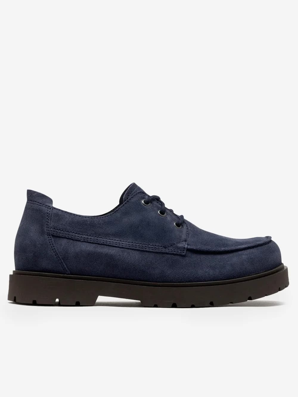Birkenstock Scarpe stringate Highwood Lace Low in suede blu navy