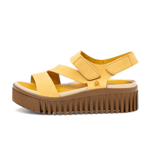 ART Sandalias De Piel 1573 Brighton Amarillo