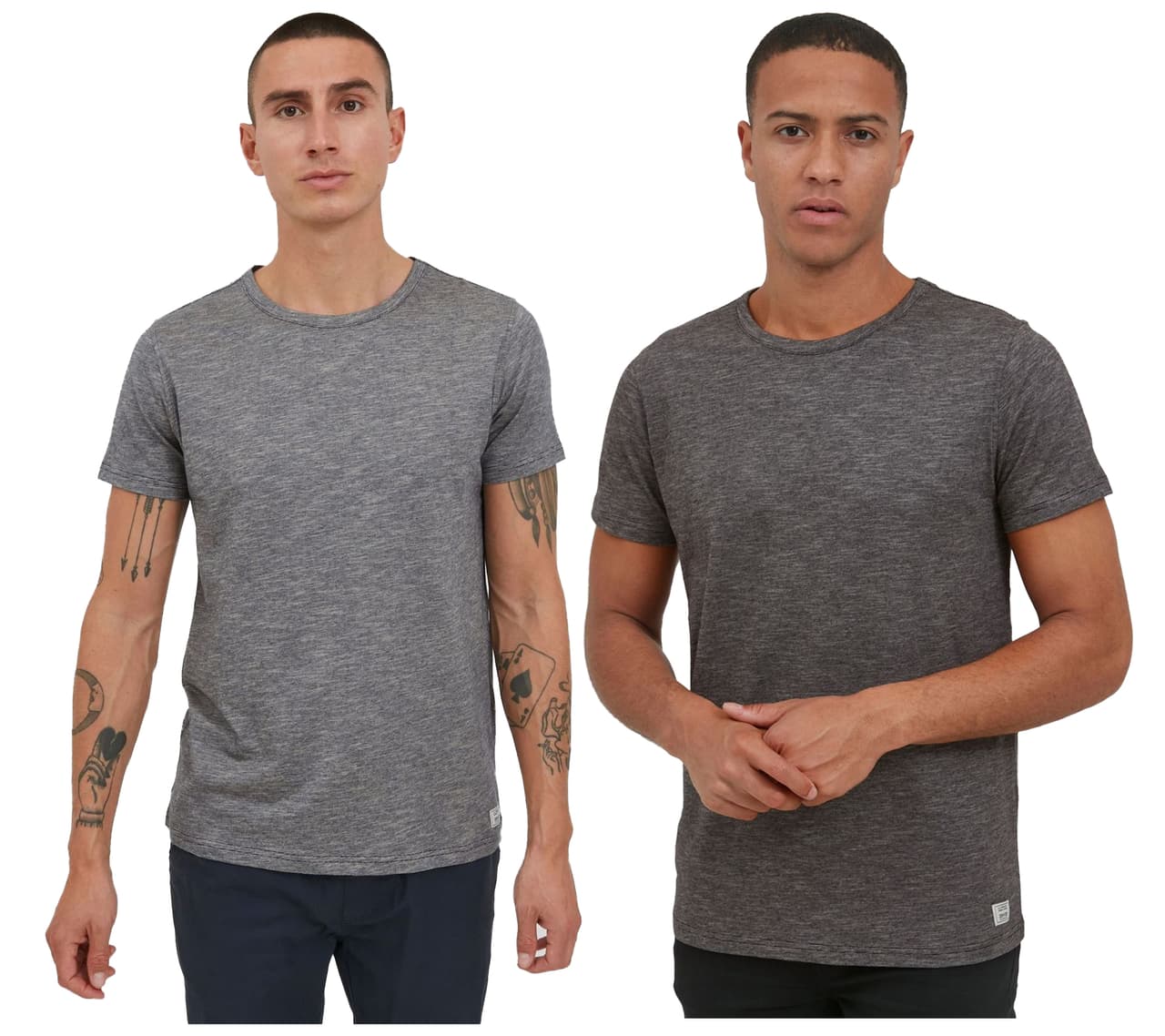 11 Project Camiseta clásica de cuello redondo para hombre PRTullio en azul o negro