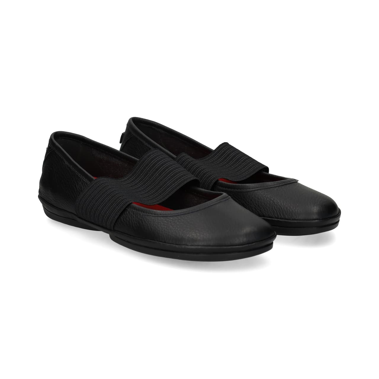 Camper BAILARINA CON ELASTICO PIEL NEGRO Negro