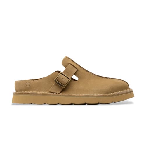 Clarks Zuecos De Piel Solsbury Marrón
