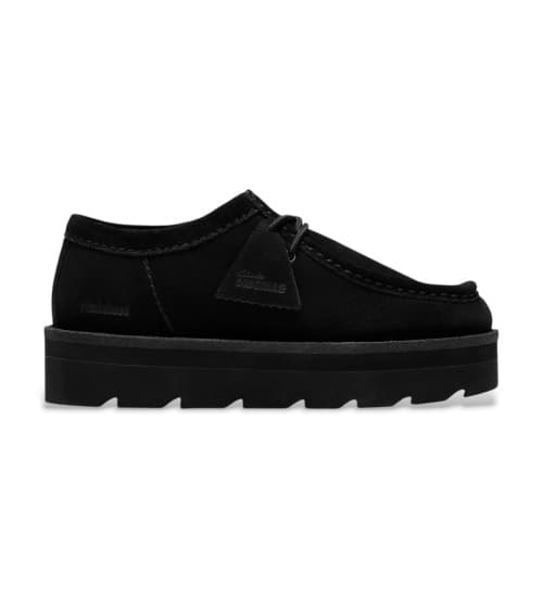 Clarks Zapatos De Piel Meare Walla Negro