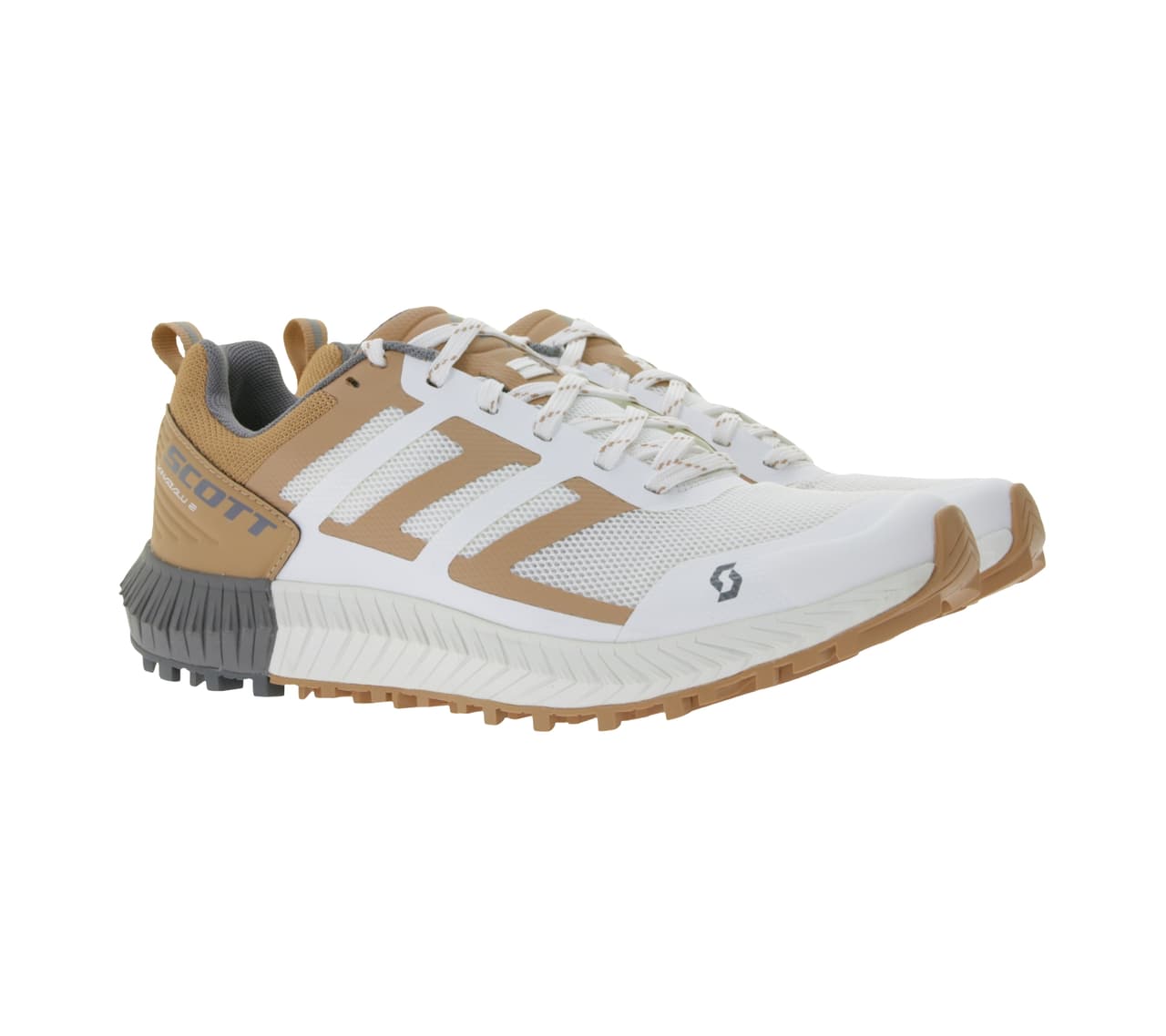 Scott Zapatillas de trail running Kinabalu 2 para mujer con Ortholite de 8 mm de caída Blanco/Rubor/Gris
