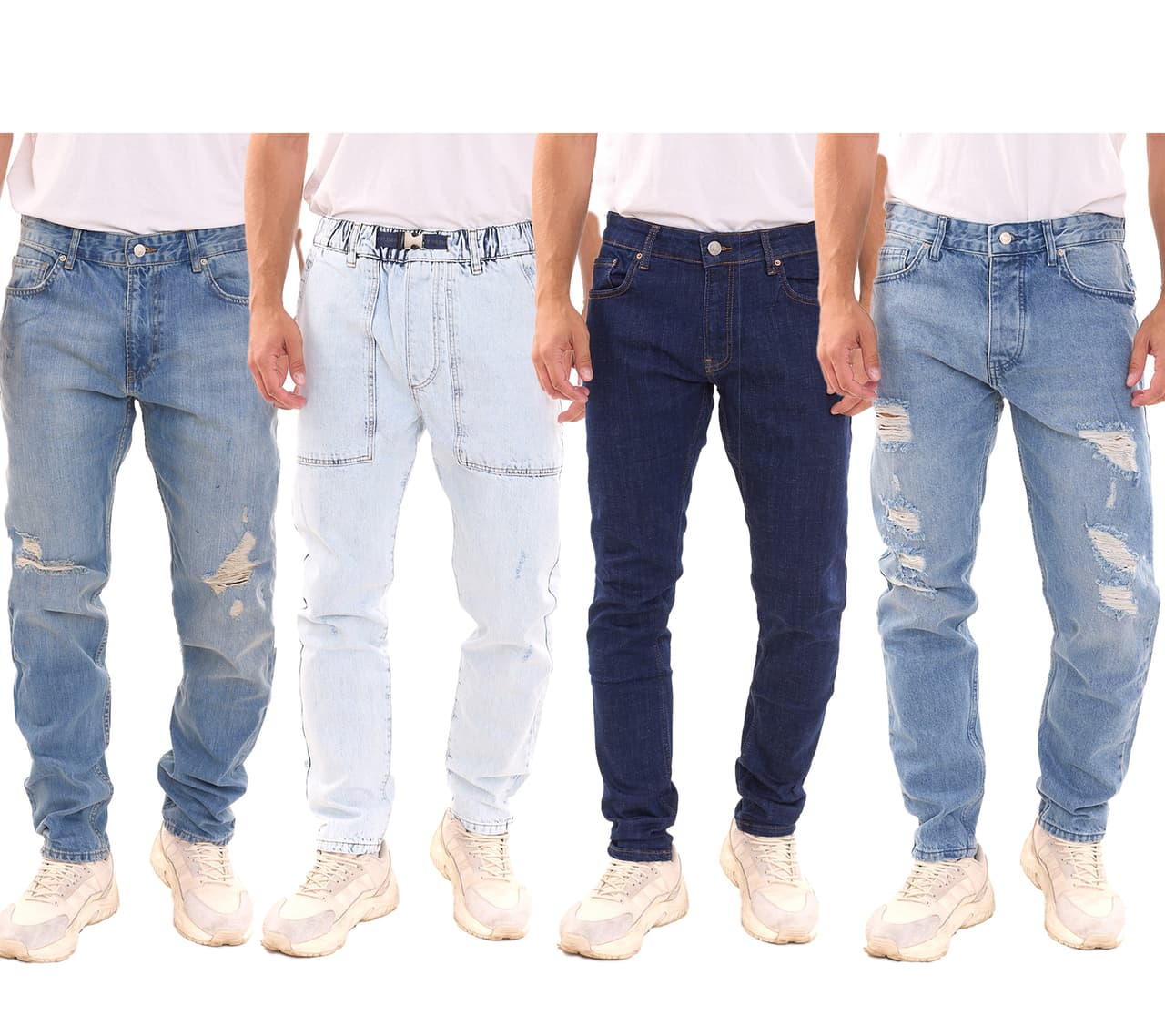 2Y Premium Premium Vaqueros para hombre, elegantes pantalones vaqueros, varios modelos, azul