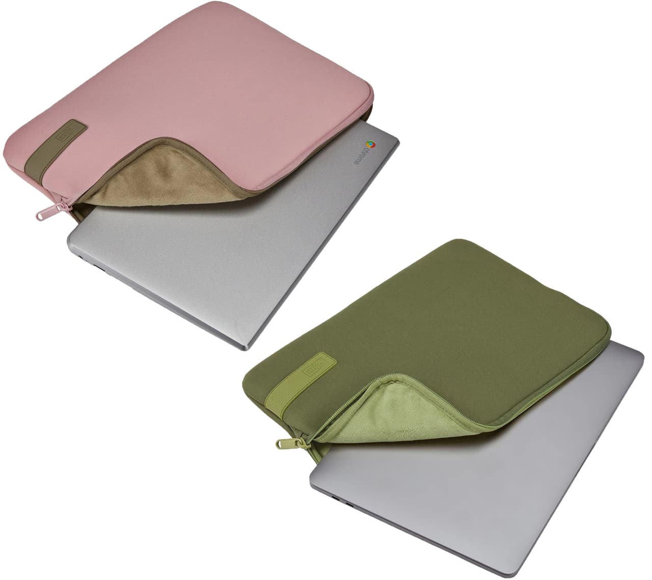 Case Logic Funda para MacBook Pro de alta calidad con espuma viscoelástica, para portátil de 13 pulgadas, color verde oliva o rosa