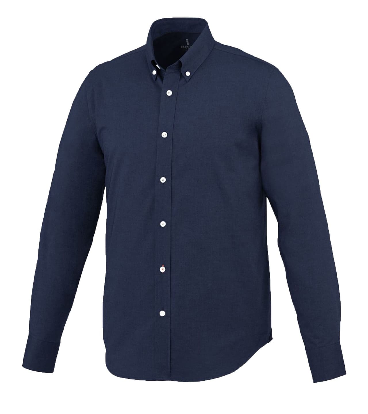 Elevate Camisa de manga larga Vaillant Oxford, camisa clásica de negocios para hombre, camisa de algodón 142 g/m² Azul marino
