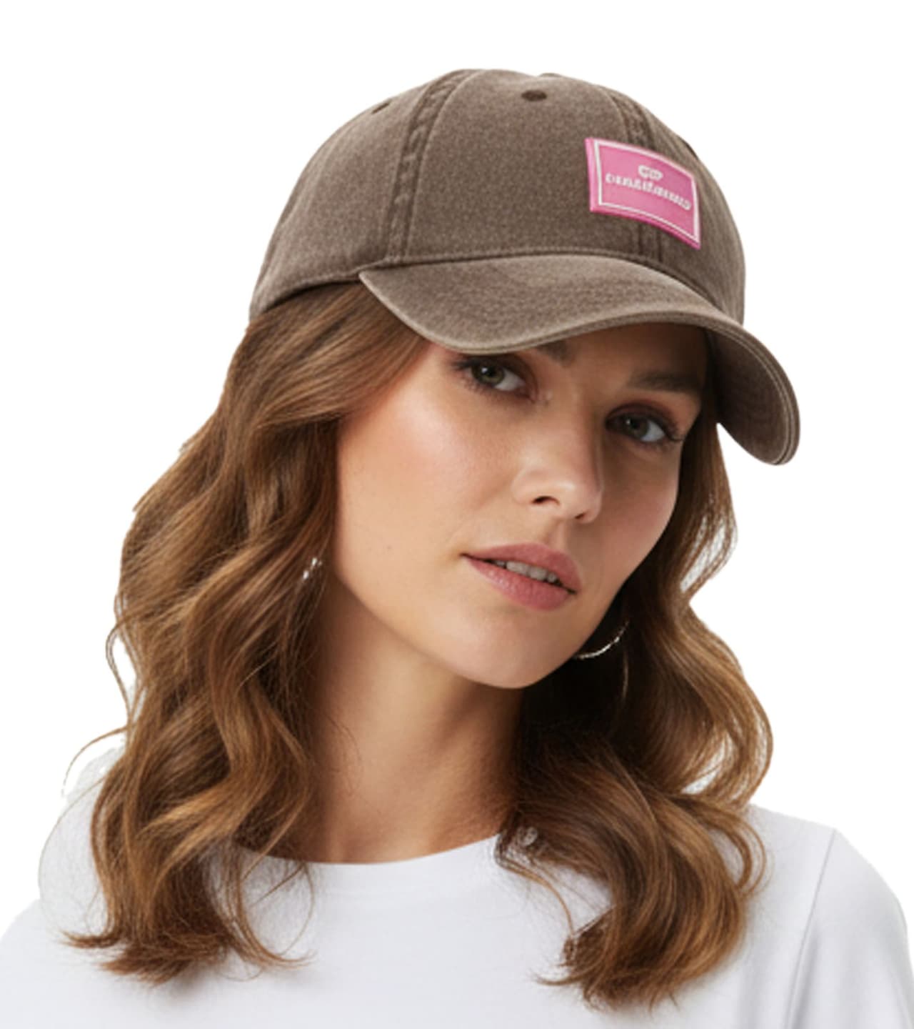 Zwillingsherz Gorra de béisbol clásica básica con parche del logo, de algodón, visera ajustable, K25357-3, color marrón