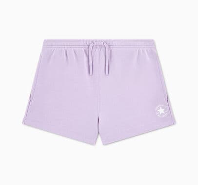 Converse Graphic Shorts Lavender Latte