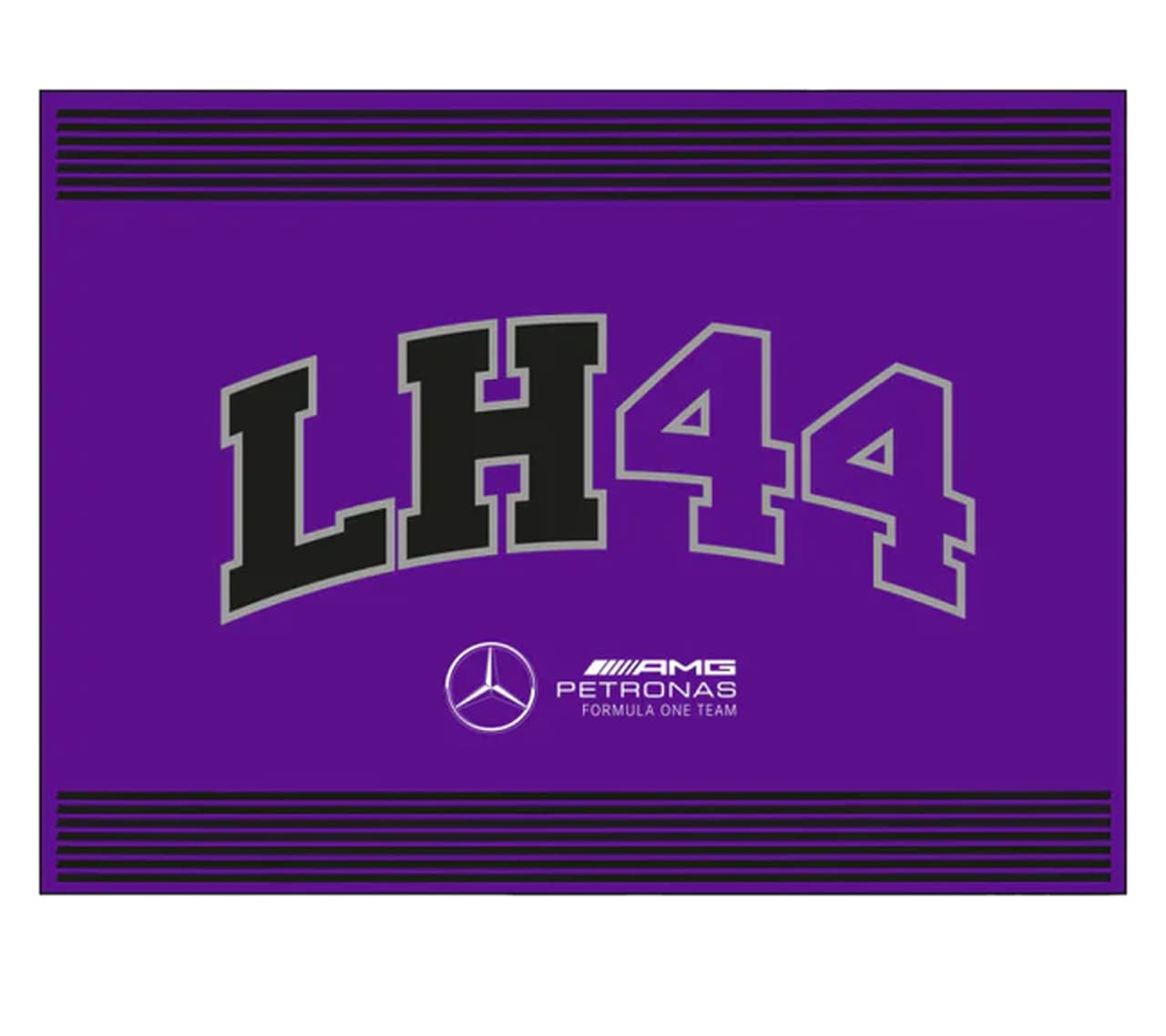 Mercedes-Benz Bandera AMG PETRONAS Lewis Hamilton 90x120cm Artículo para aficionados Bandera de Fórmula 1 701222356 Violeta
