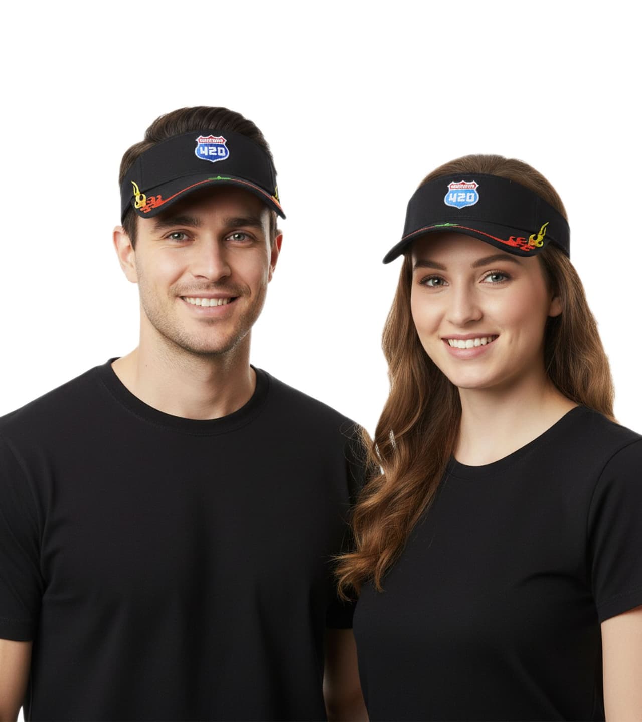 Bio-Domes Headgear Gorra con visera unisex HIGHWAY 430, elegante gorra de algodón con visera, 7241GUY, negra
