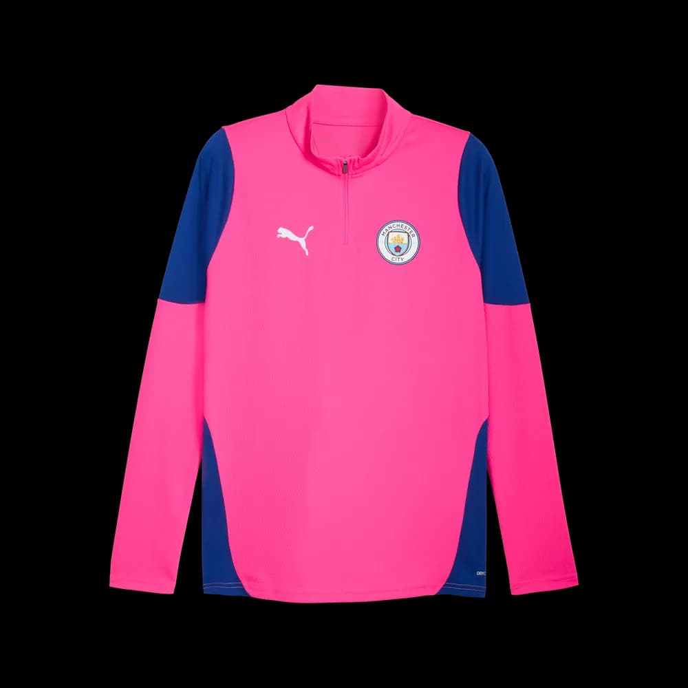 PUMA Top Manchester City Training Homme 2026 Rose-Bleu