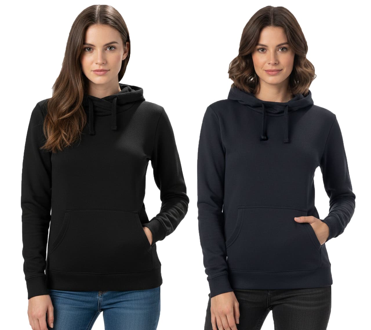 Helly Hansen Sudadera con capucha para mujer (estilo atemporal, 280 g/m², modelo 79215, negro o azul oscuro)
