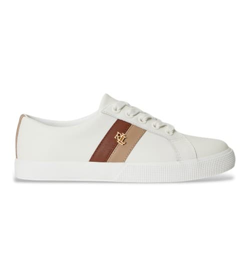 Lauren Ralph Lauren Zapatillas Janson Ii De Piel Blanco