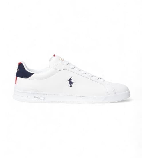 Polo Ralph Lauren Zapatillas De Piel Heritage Court Ii Blanco