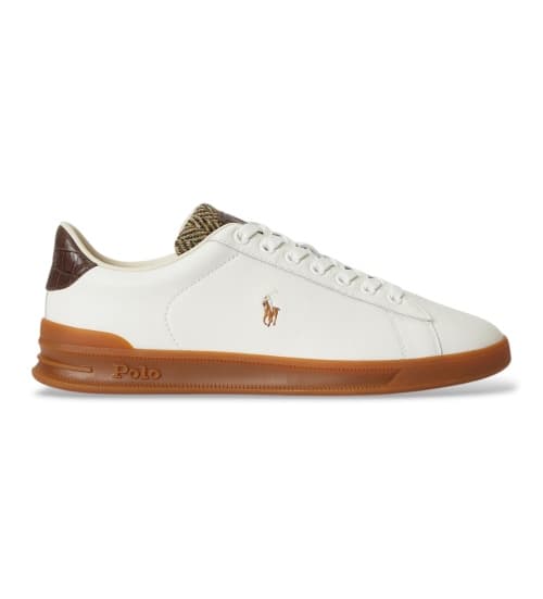 Polo Ralph Lauren Zapatillas Court Iii Blanco/Marrón Multicolor