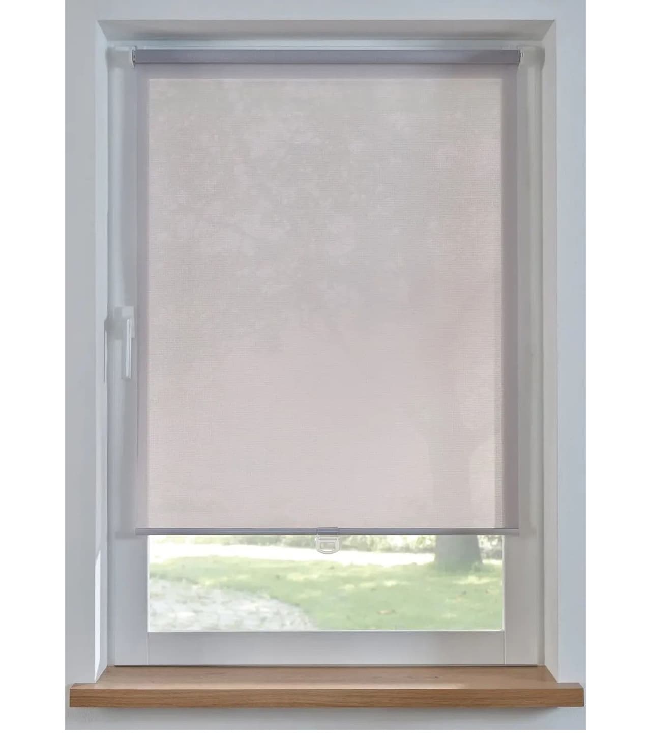 O46BPX (MB1) Estor enrollable Simple Spring con protección solar Gris