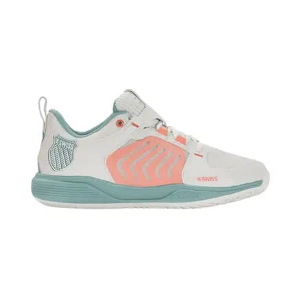 Kswiss Ultrashot Team Blanco Coral Mujer