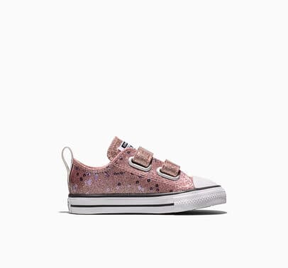 Converse Chuck Taylor All Star Easy-On Glitter & Sequins Petal Pit/Amethyst/White