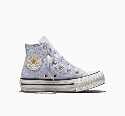 Converse Chuck Taylor All Star Lift Platform Lace Almost Lavender/Gold