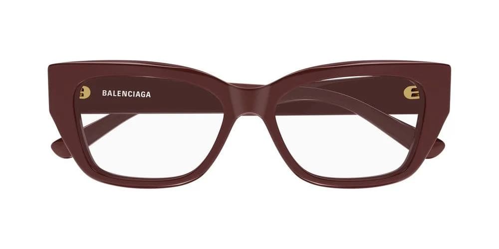 Balenciaga Gafas De Vista Mujer Rojo Cuadrada