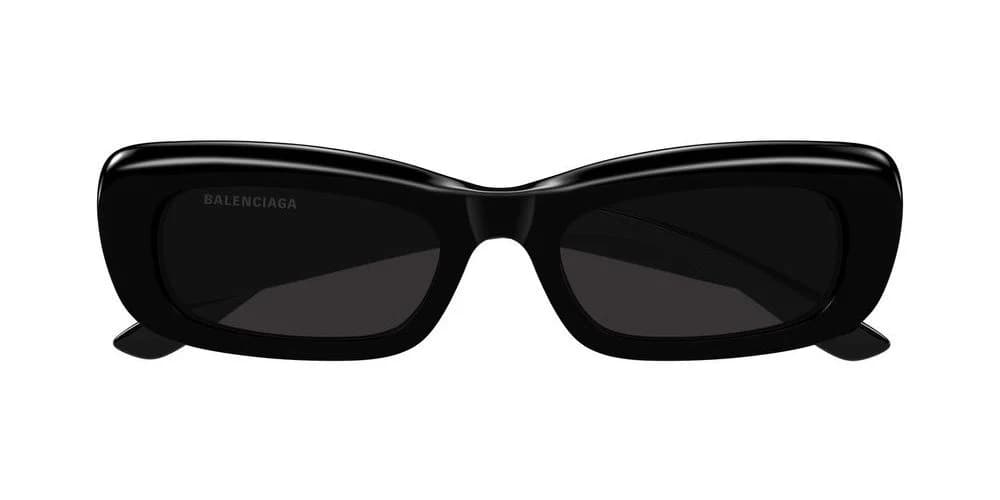 Balenciaga Gafas De Sol Mujer Negro Geométrico Gris 55mm