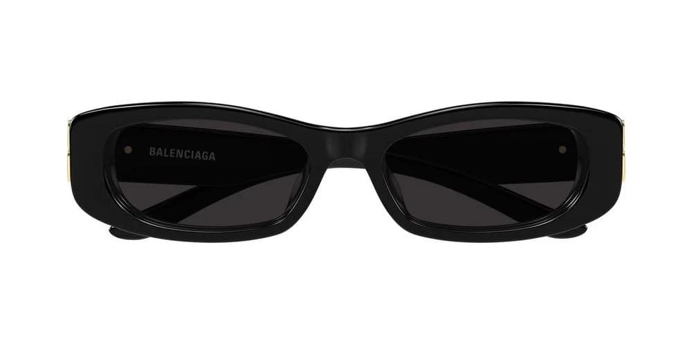 Balenciaga Gafas De Sol Mujer Negro Cuadrada Gris 57mm