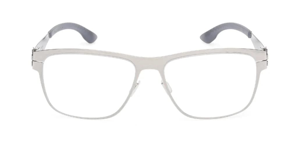 ic!berlin Bert Gafas De Vista Unisex Gris Cuadrada